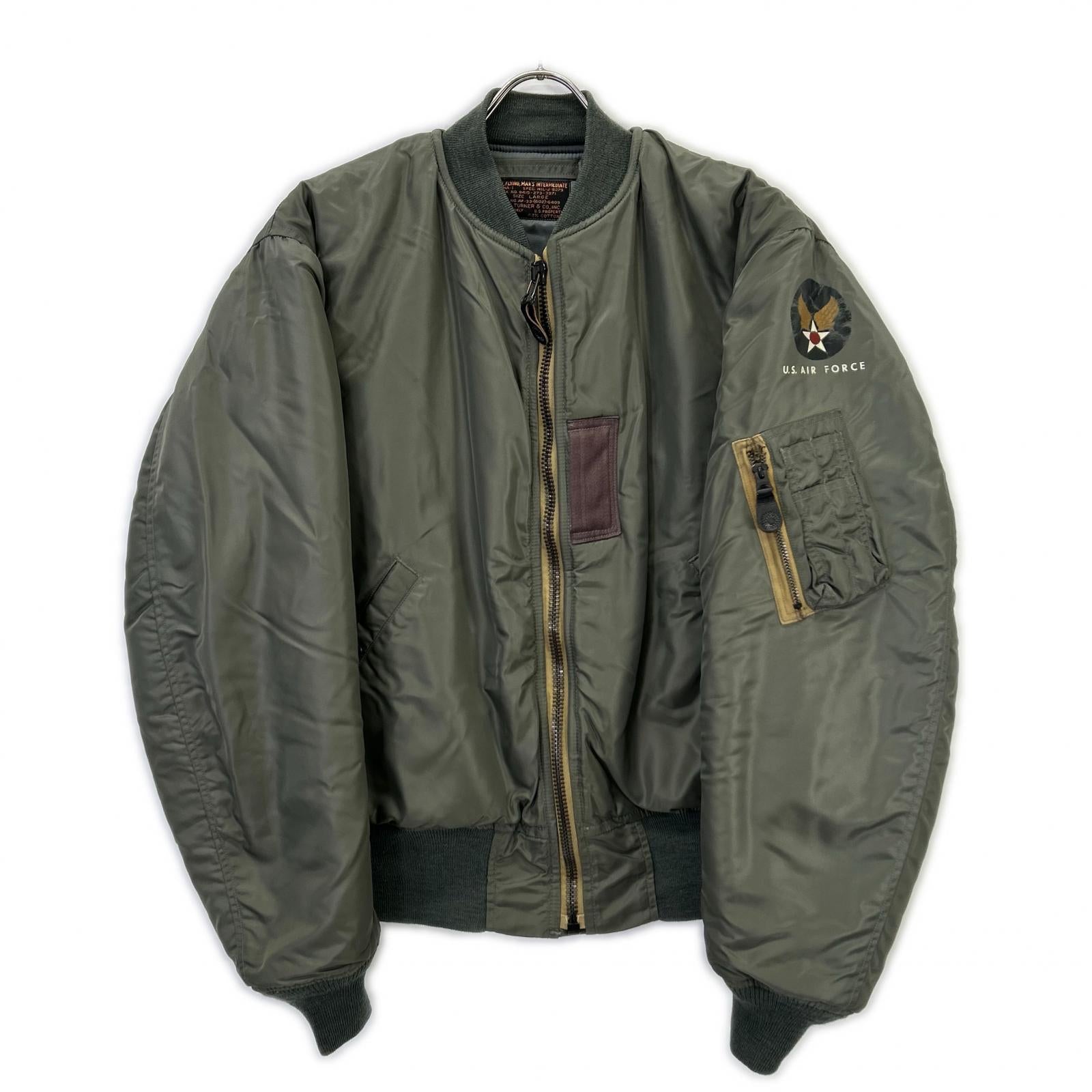 THE REAL MCCOY'S THE REAL McCOY'S 卡其 TMJ2432 ALBERT TURNER 实名 MIL-J-8279A MA-1 飞行夹克 夹克 LARGE 男士