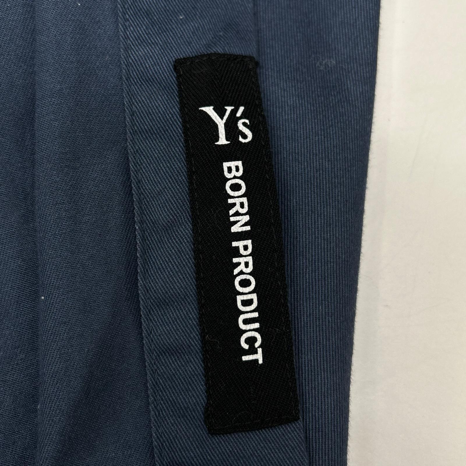 Y's ワイズ YR-D80-002 フロントボタン シャツ ワンピース