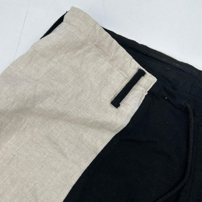 Y's ワイズ YZ-P71-059 コットンリネン サルエルパンツ ボトムス 2 レディース
