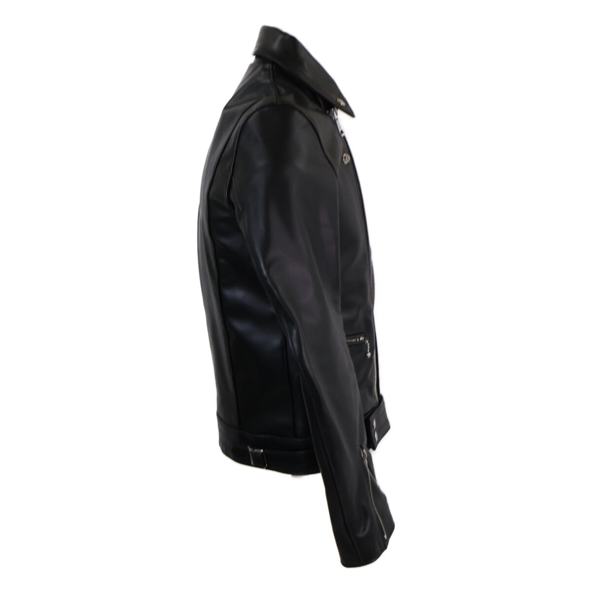 Lewis Leathers ルイスレザー 美品 441T サイクロン カウハイド タイトフィット ブラックナイロンニットライニング ライダースジャケット ジャケット