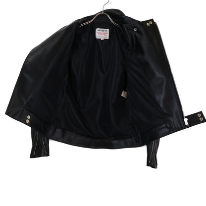 Lewis Leathers ルイスレザー 美品 441T サイクロン カウハイド タイトフィット ブラックナイロンニットライニング ライダースジャケット ジャケット