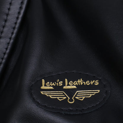 Lewis Leathers ルイスレザー 美品 441T サイクロン カウハイド タイトフィット ブラックナイロンニットライニング ライダースジャケット ジャケット