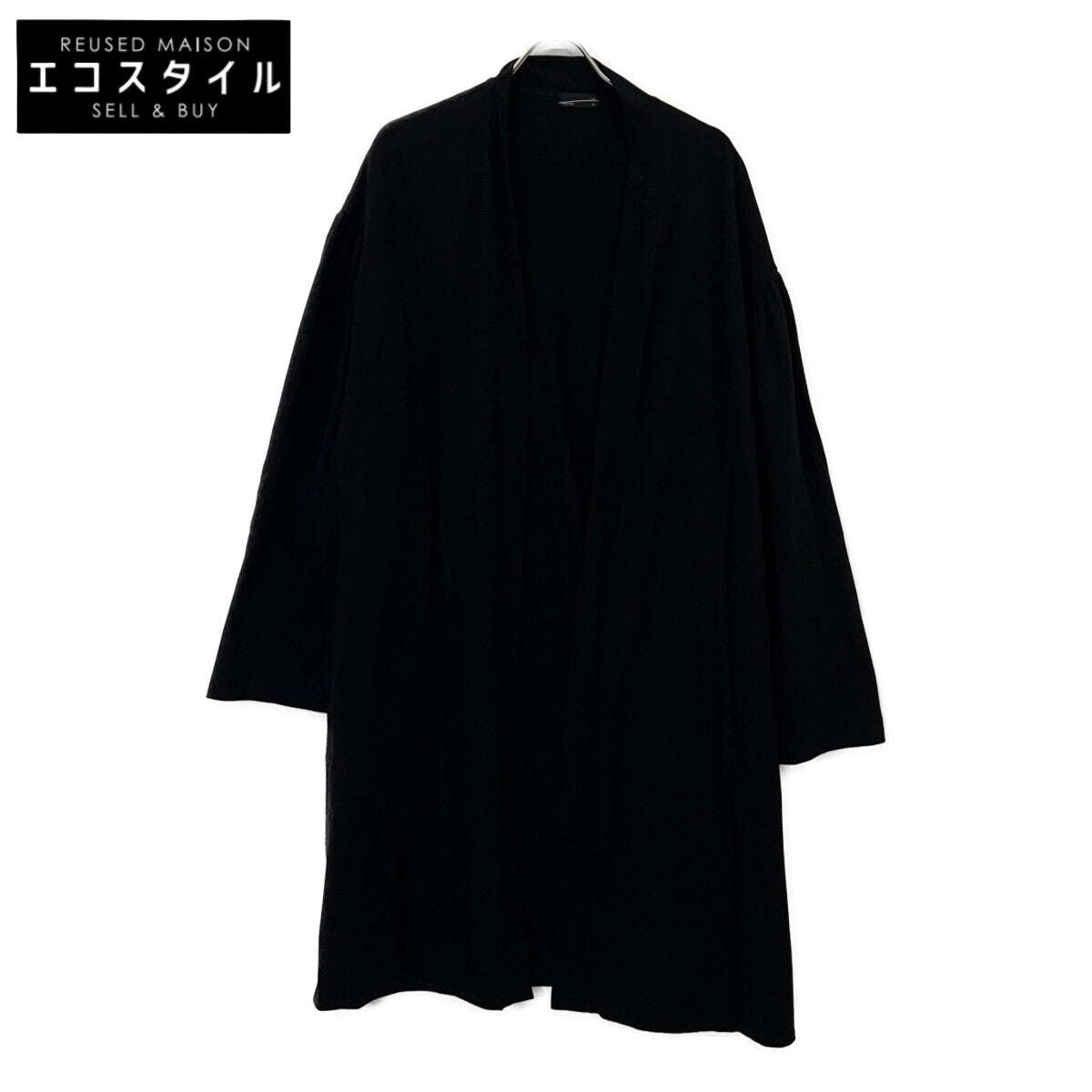 LAD MUSICIAN ラッドミュージシャン 22SS 2122-608 ブラック コットン 40/1 T-CLOTH カーディガン トップス