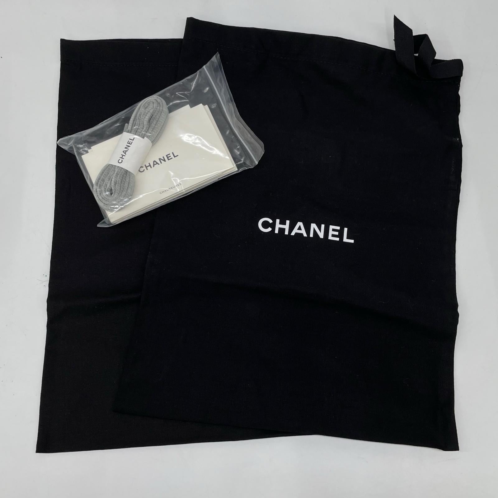 CHANEL 香奈儿 G35936 镂空双C标志 亮片运动鞋