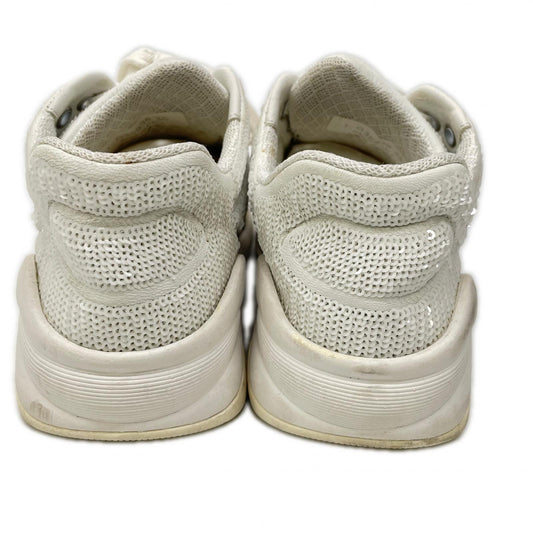 CHANEL G35936 Coco Mark Sequin Sneakers Shoes