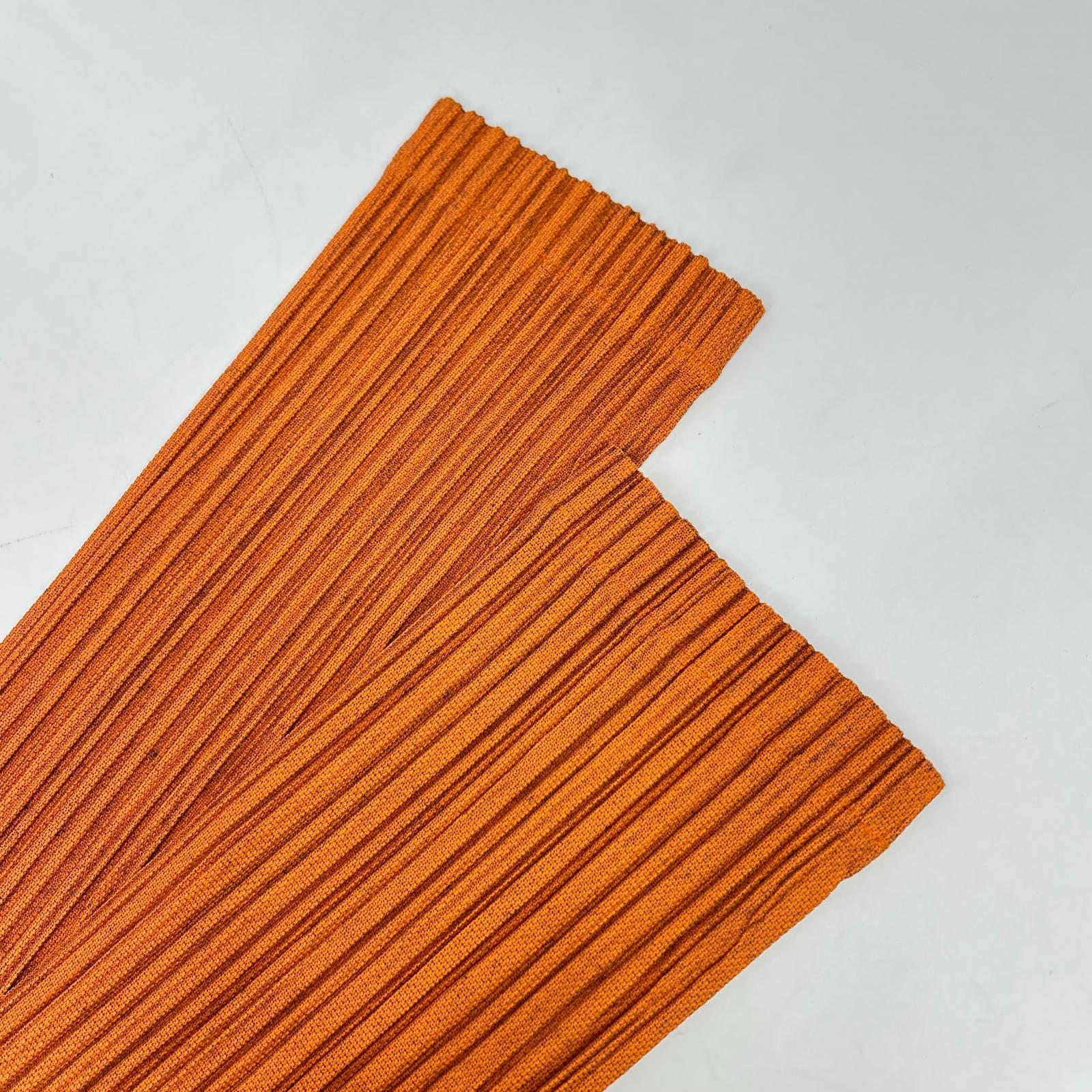 PLEATS PLEASE 三宅一生褶皱之美 橘色 PP51-JH533 几何图案褶皱连衣裙 连衣裙