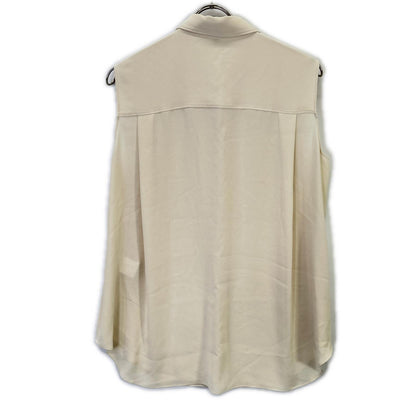 Theory 01-4208203 Rice Washable Powder Crepe Sleeveless Shirt Blouse Tops P Women's