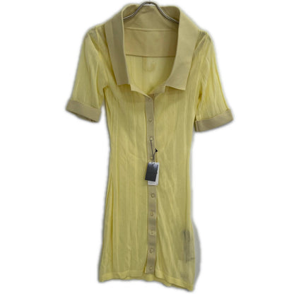 JACQUEMUS 241KN443-2368210 Yellow LA MINI ROBE MANTA Dress