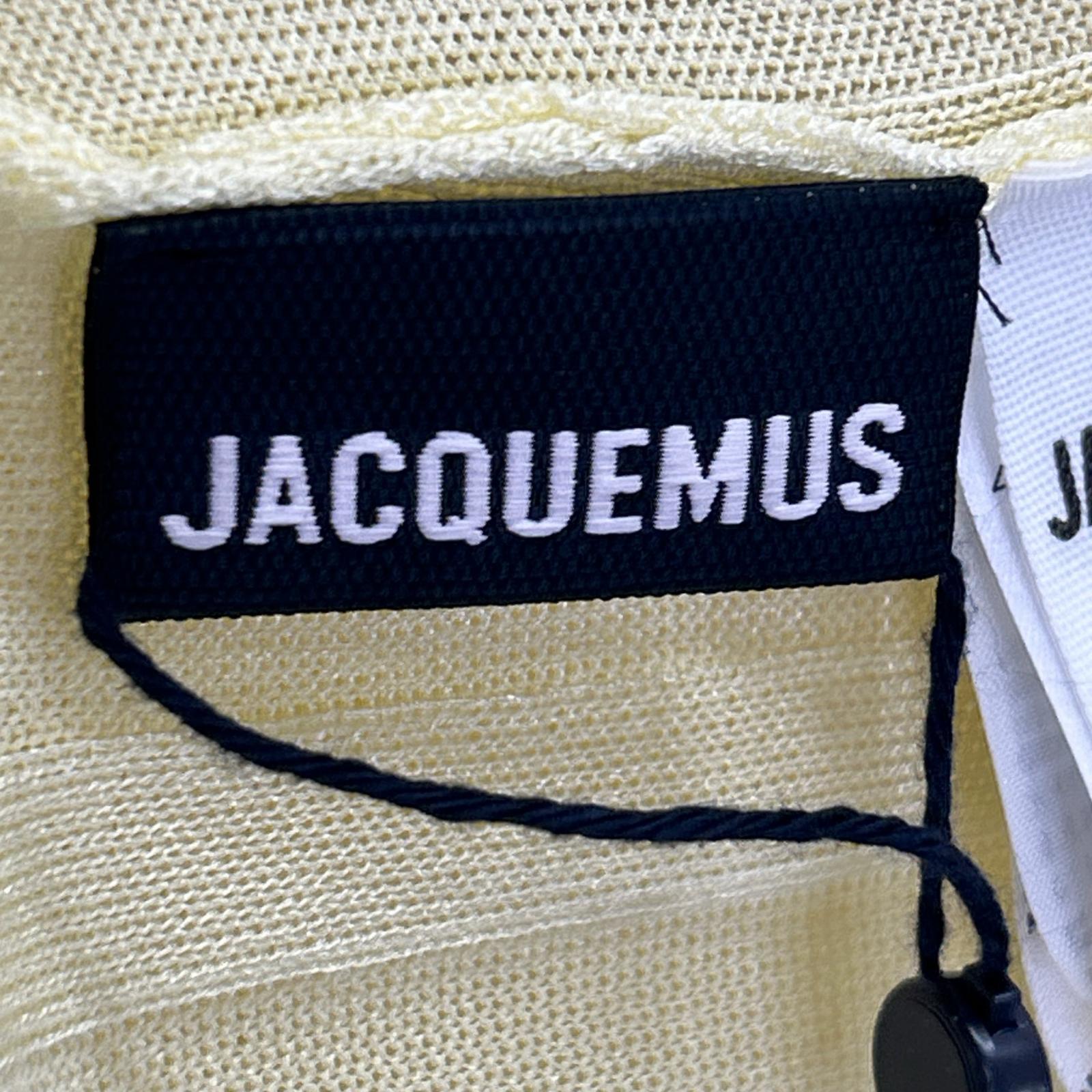 JACQUEMUS 241KN443-2368210 Yellow LA MINI ROBE MANTA Dress