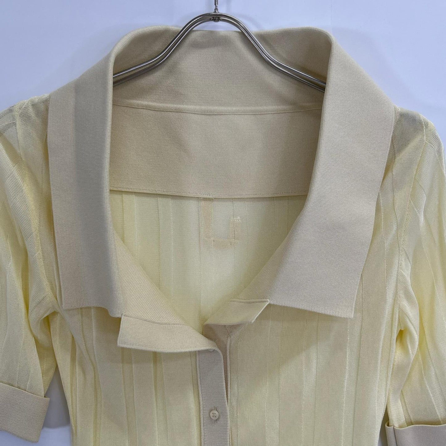 JACQUEMUS 241KN443-2368210 Yellow LA MINI ROBE MANTA Dress