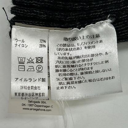 A. ROEGE HOVE エ・ローエ・ホーベ ブラック ウール ストレッチ カーディガン トップス