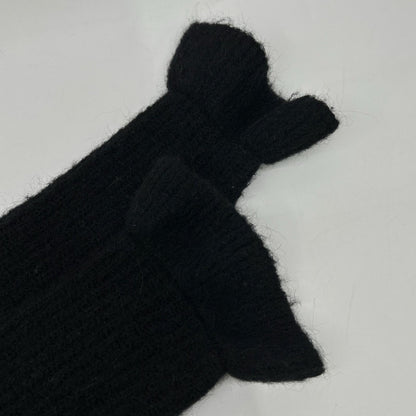 GANNI 22AW Black Wool Cardigan with Jewels