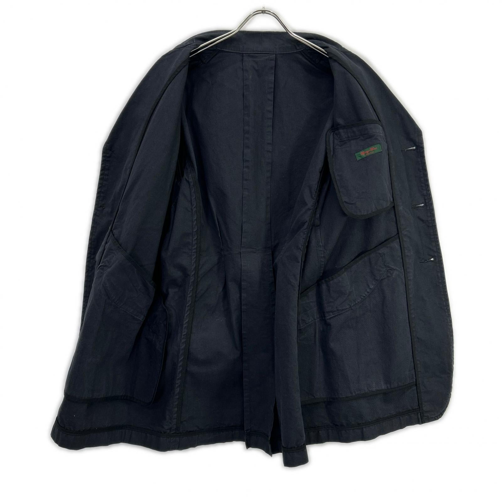 ATELIER GARDENIA Navy Cotton Work Coat