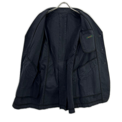 ATELIER GARDENIA Navy Cotton Work Coat