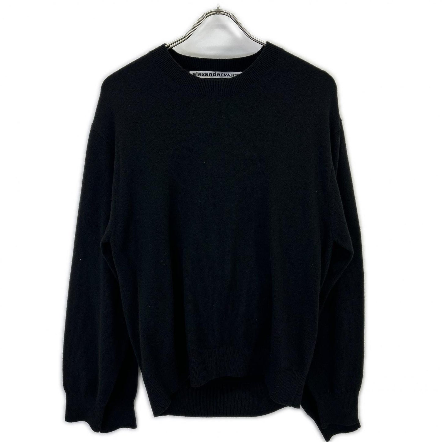 ALEXANDER WANG アレキサンダーワン ブラック レイヤードスリーブ ニット トップス