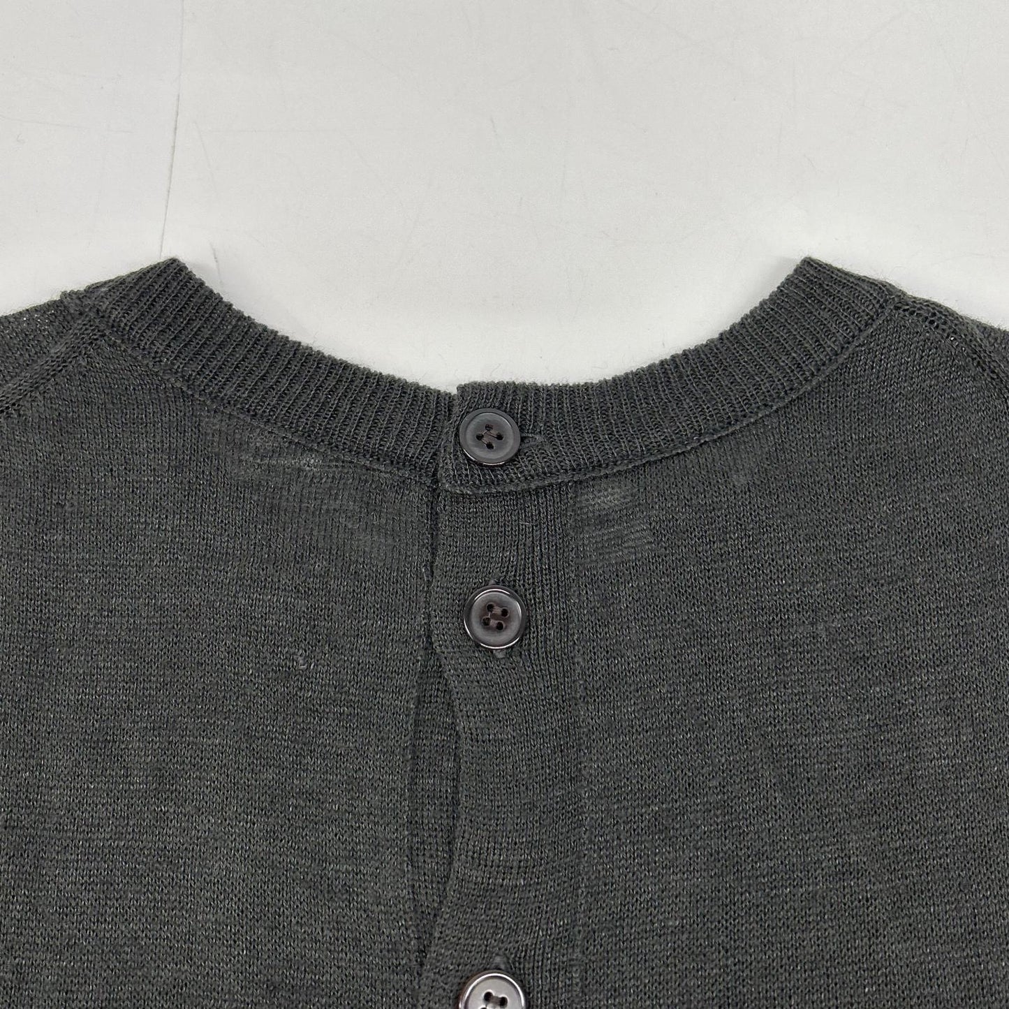 Y's 23SS Gray YZ-K96-584 Back Button Knit Top