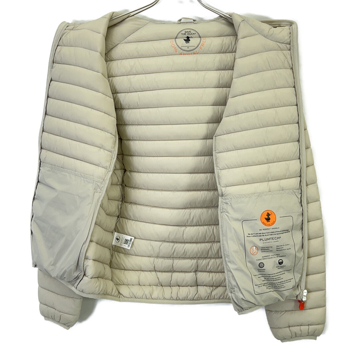 SAVE THE DUCK セイブザダック ｱｲﾎﾞﾘｰ ﾄﾞﾅﾙﾄﾞ HOODED PUFFER JACKET D30650M GIGA ジャケット M メンズ