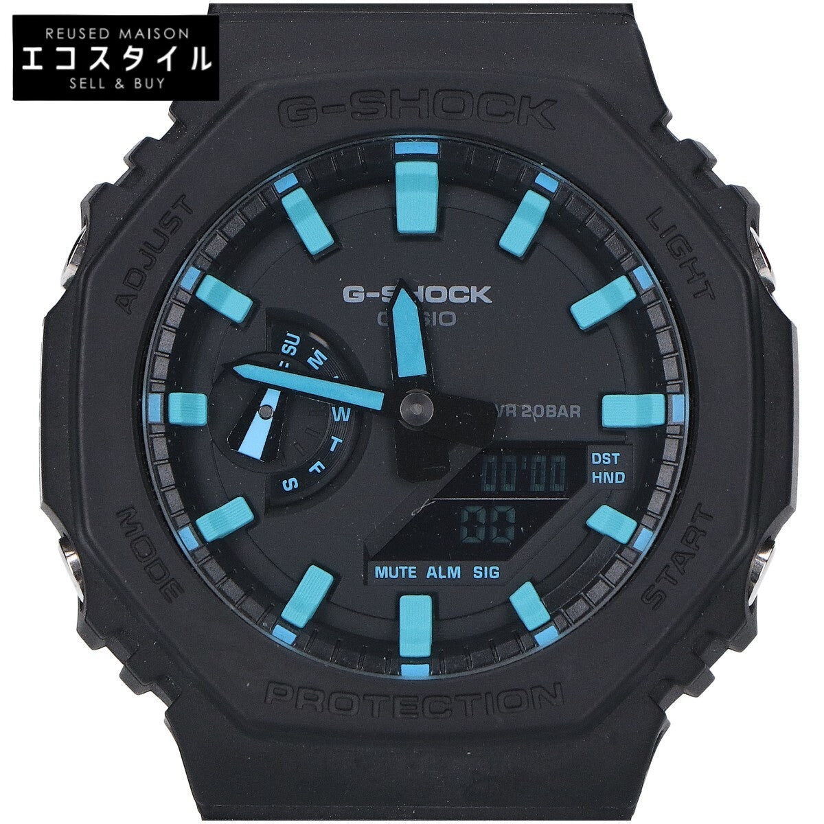 G-SHOCK GA-2100-1A2ER 2100 Utility Black Series Watch