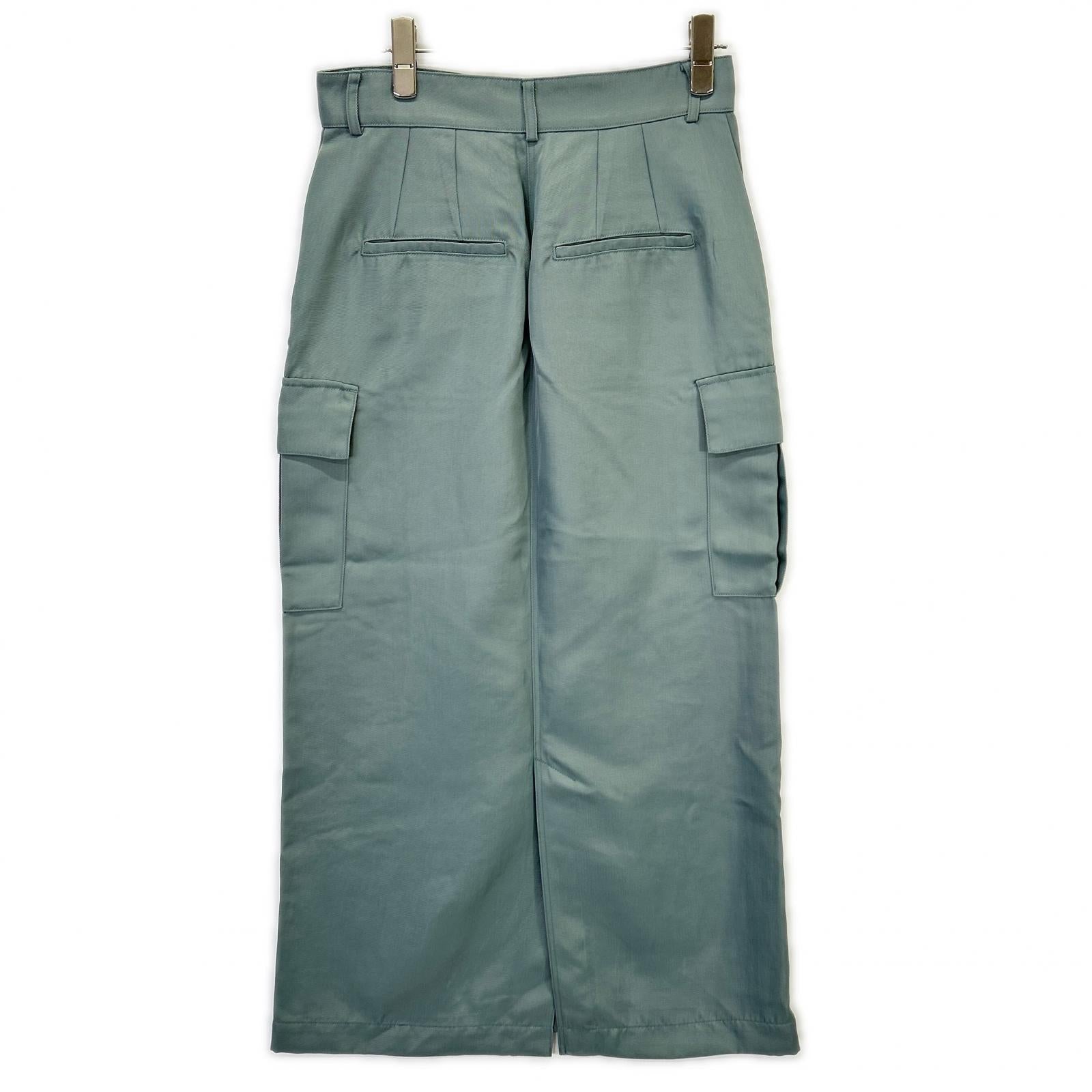 ICB ICB Green [Washable] Heavy Nylon Twill Skirt Skirt