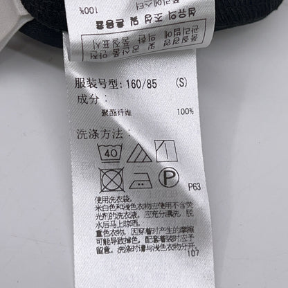 ICB 爱西比 黑色 【可机洗】马拉布乔其纱 设计感T恤 上衣 S 女式