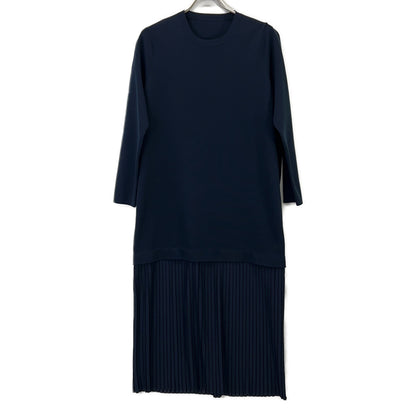 ICB Navy [Washable] Recycled Polyester High Gauge Docking Dress