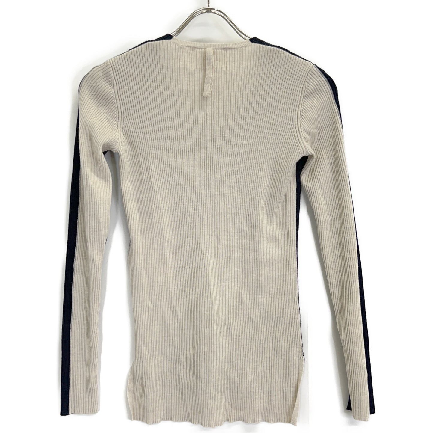 BEIGE ベイジ ﾍﾞｰｼﾞｭ×ﾌﾞﾗｯｸ LA MONNAIE Vﾈｯｸﾆｯﾄ トップス 4 レディース