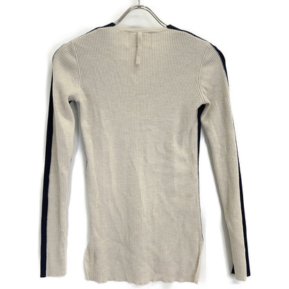 BEIGE ベイジ ベージュ×ブラック LA MONNAIE Vネックニット トップス