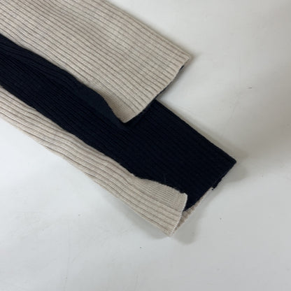 BEIGE ベイジ ベージュ×ブラック LA MONNAIE Vネックニット トップス