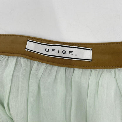 BEIGE 米色 白色×骆驼色 PAULINE 皮革拼接女式衬衫 上衣 4 女款