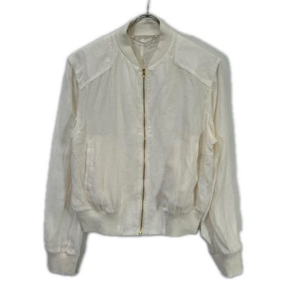 White Bernard Blouson Jacket 4 Ladies