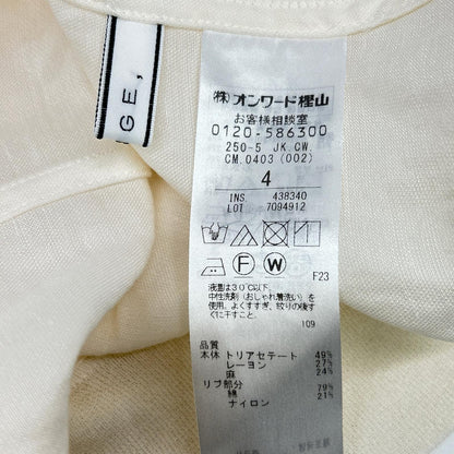 White Bernard Blouson Jacket 4 Ladies