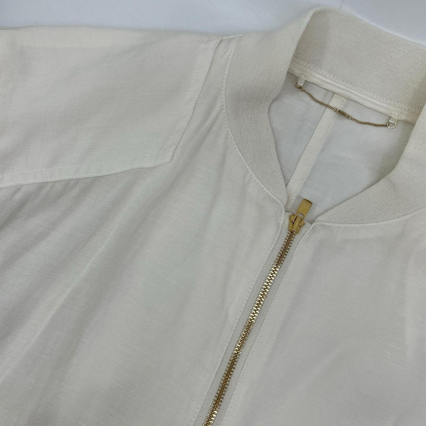 White Bernard Blouson Jacket 4 Ladies