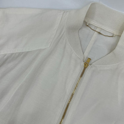 White Bernard Blouson Jacket 4 Ladies