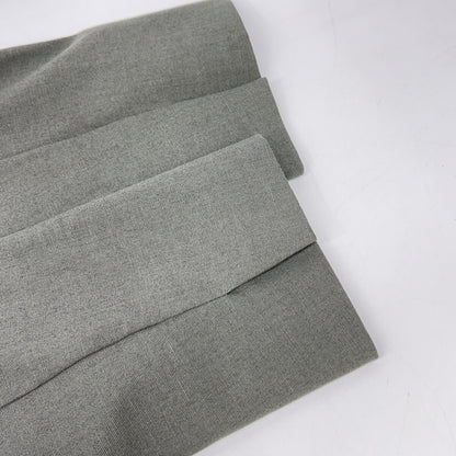 ICB アイシービー モスグレー 接触冷感・UVケア・撥水・洗える LooseWeave ダブルブレストジャケット パンツ セット ジャケット