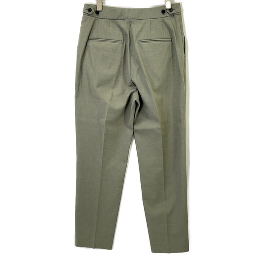 ICB Moss Gray Contact Cooling, UV Protection, Water Repellent, Washable Loose Weave Tapered Pants Bottoms 4 Women's