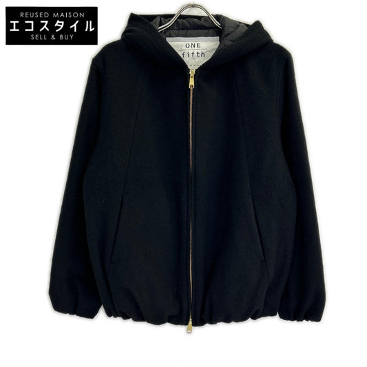 ONE FIFTH Black Melton Wool Insulated Parka Jacket 1 Women's
