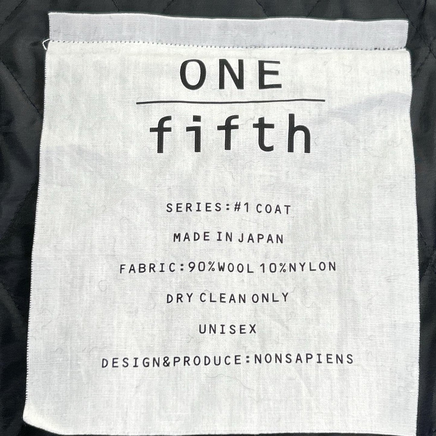 ONE FIFTH Black Melton Wool Insulated Parka Jacket 1 Women's
