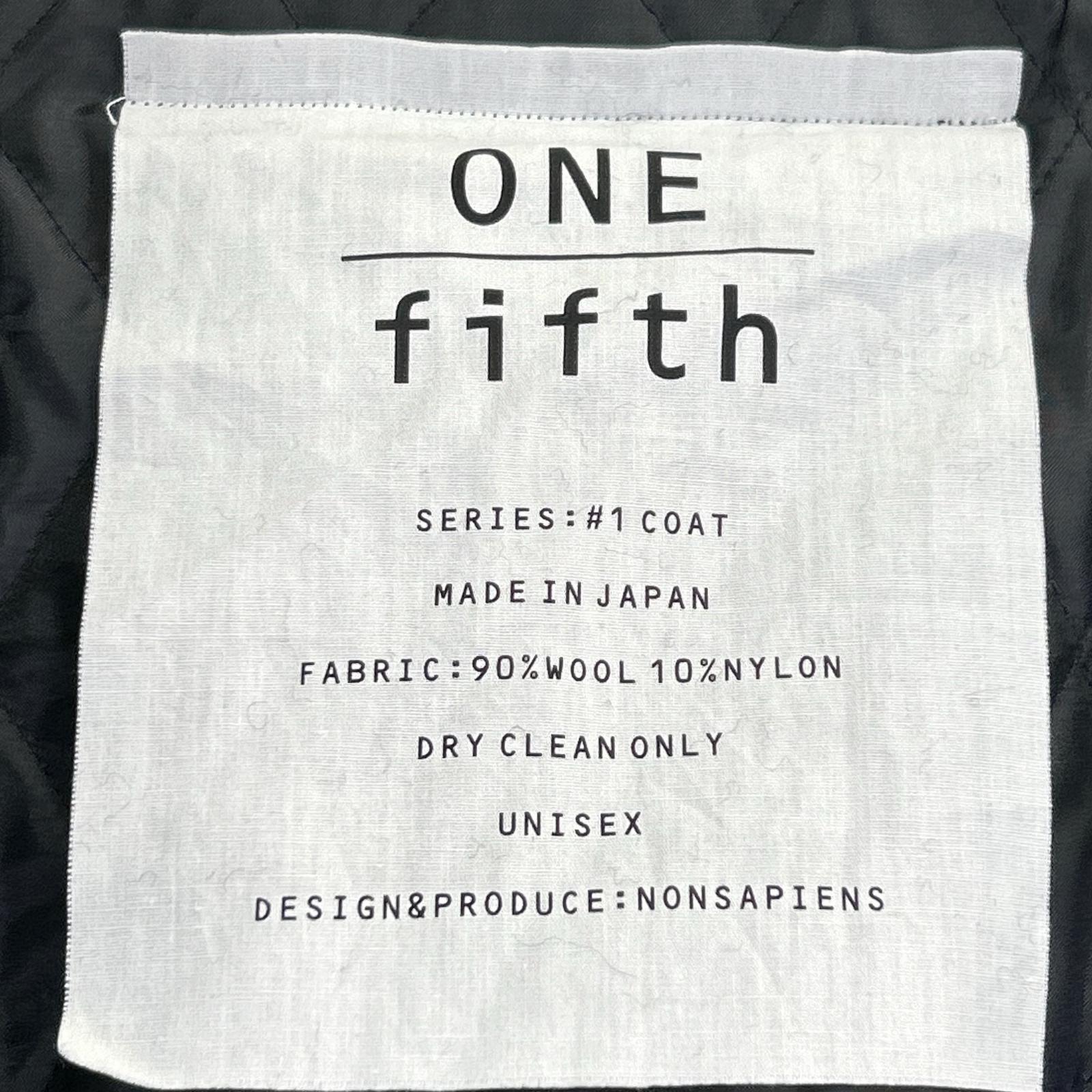 ONE FIFTH Black Melton Wool Insulated Parka Jacket 1 Women's