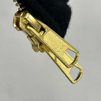 ONE FIFTH One Fifth Black Melton Wool Padded Hoodie Jacket