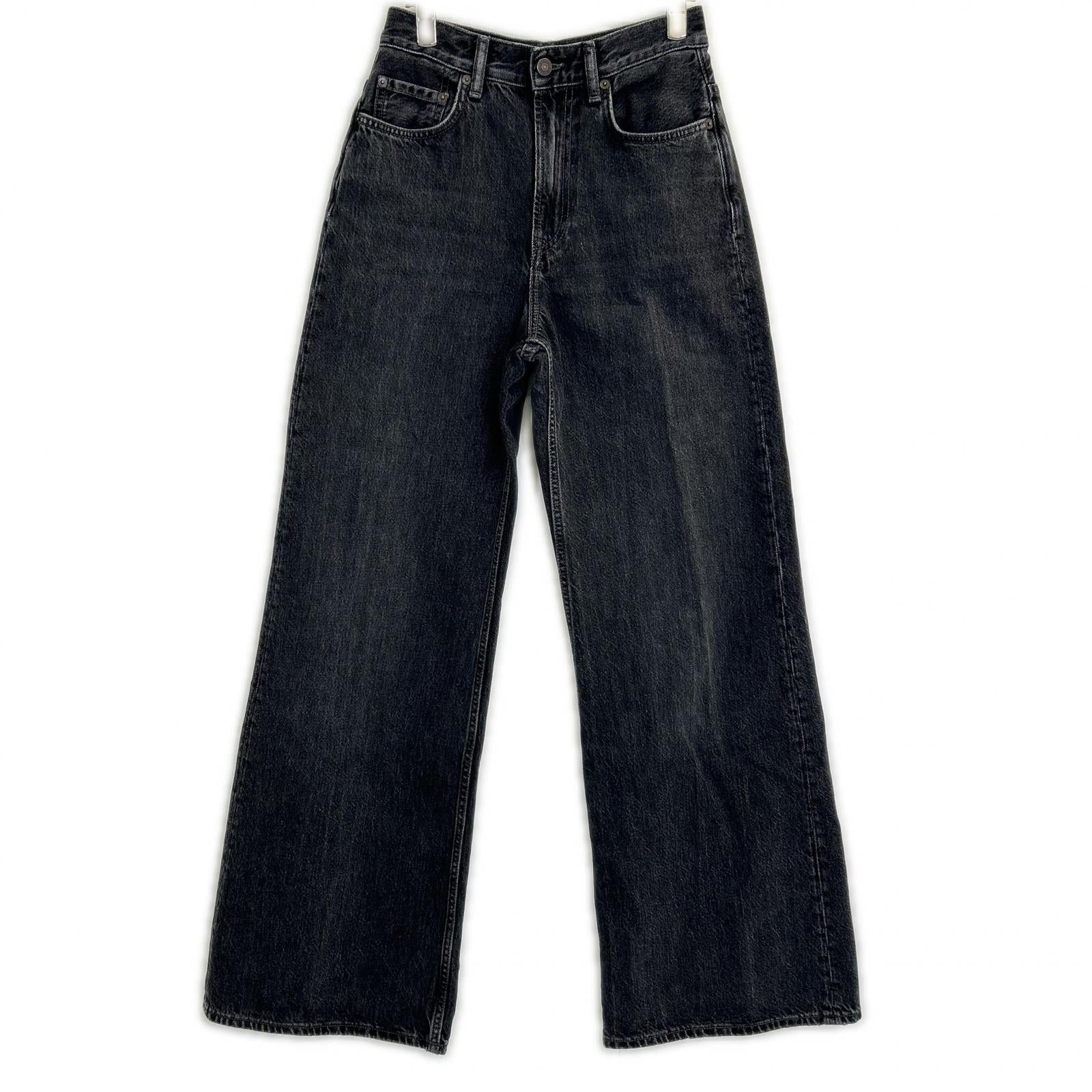 ACNE STUDIOS アクネ ストゥディオズ A00463 22年 ブラック リラックスフィットジーンズ デニム パンツ ボトムス