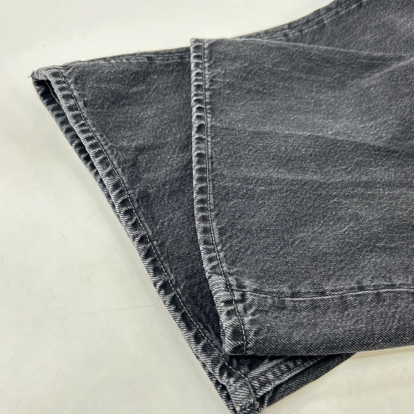 ACNE STUDIOS 朗盛 斯图迪奥 A00463 22年 黑色 宽松牛仔裤 牛仔裤 长裤 165/62A 女士