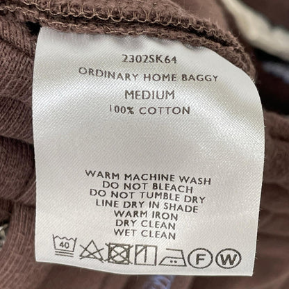 2302SK64 棕色 ORDINARY HOME BAGGY 长裤 下装 中号 男士