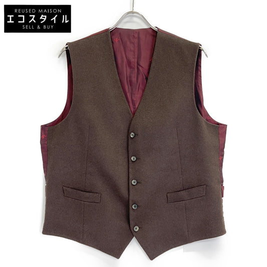 ISAIA イザイア ブラウン GT023I/000 カシミヤ100 ベスト ジレ ベスト