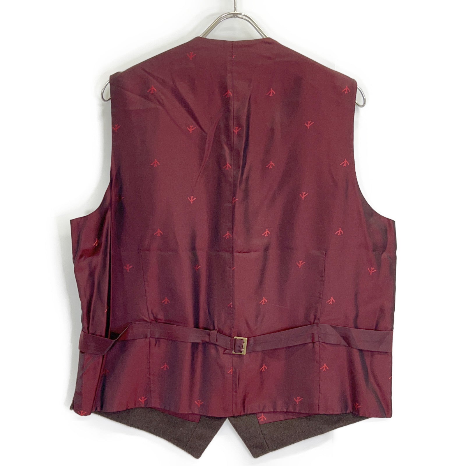 ISAIA 意萨亚 棕色 GT023I/000 100%羊绒 马甲 背心