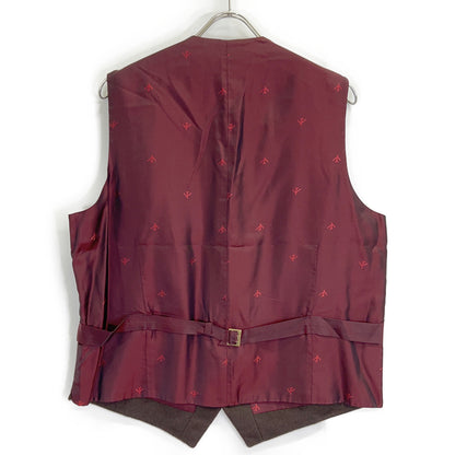 ISAIA 意萨亚 棕色 GT023I/000 100%羊绒 马甲 背心