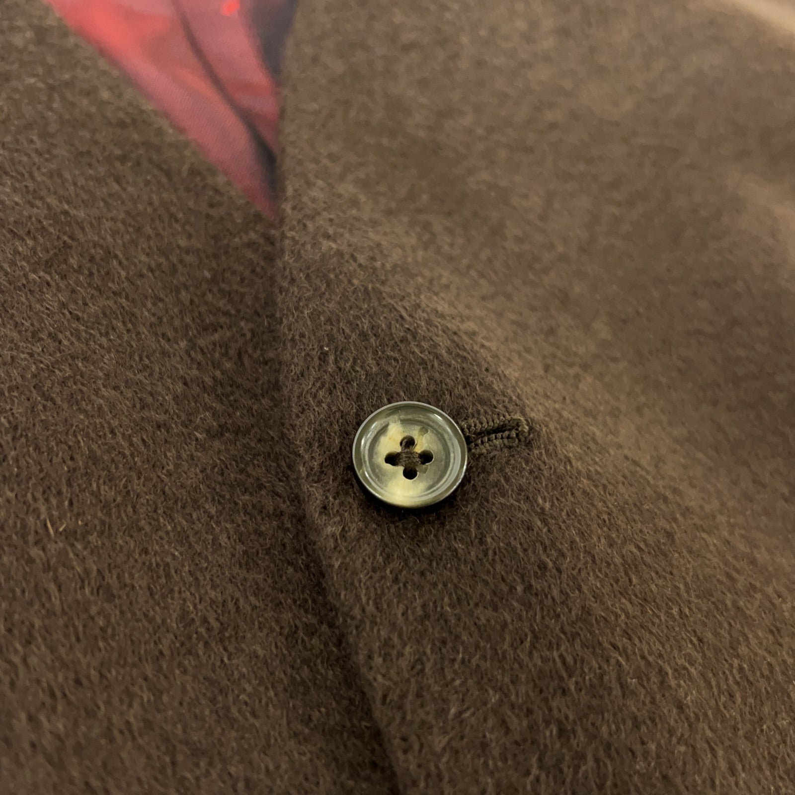 ISAIA 意萨亚 棕色 GT023I/000 100%羊绒 马甲 背心