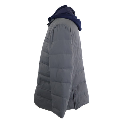 BRUNELLO CUCINELLI Brunello Cucinelli [Beautiful/Domestic Regular] LAK1548055 Wool/Cashmere/Silk Knit Hybrid Hooded Down Jacket L Men's