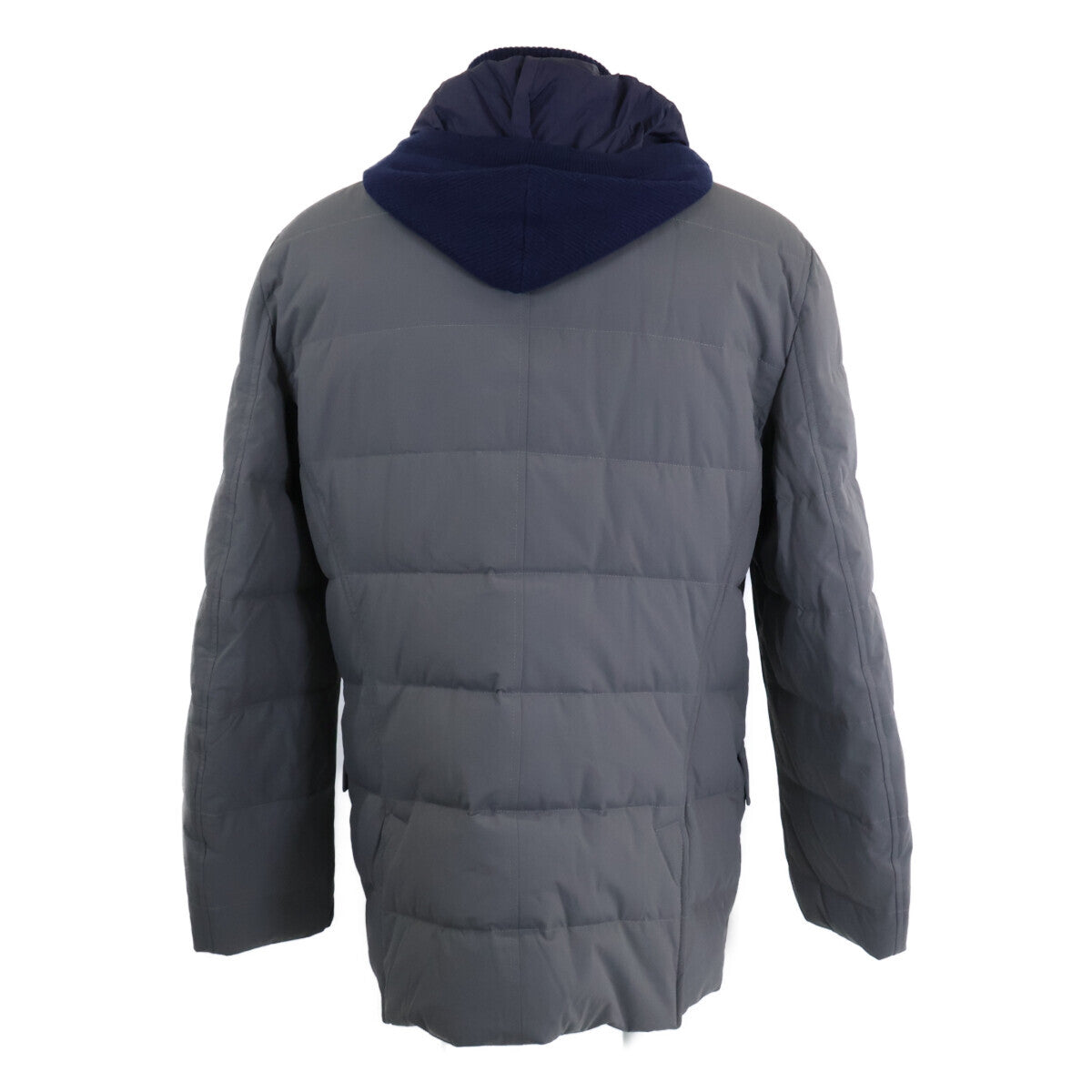 BRUNELLO CUCINELLI Brunello Cucinelli [Beautiful/Domestic Regular] LAK1548055 Wool/Cashmere/Silk Knit Hybrid Hooded Down Jacket L Men's