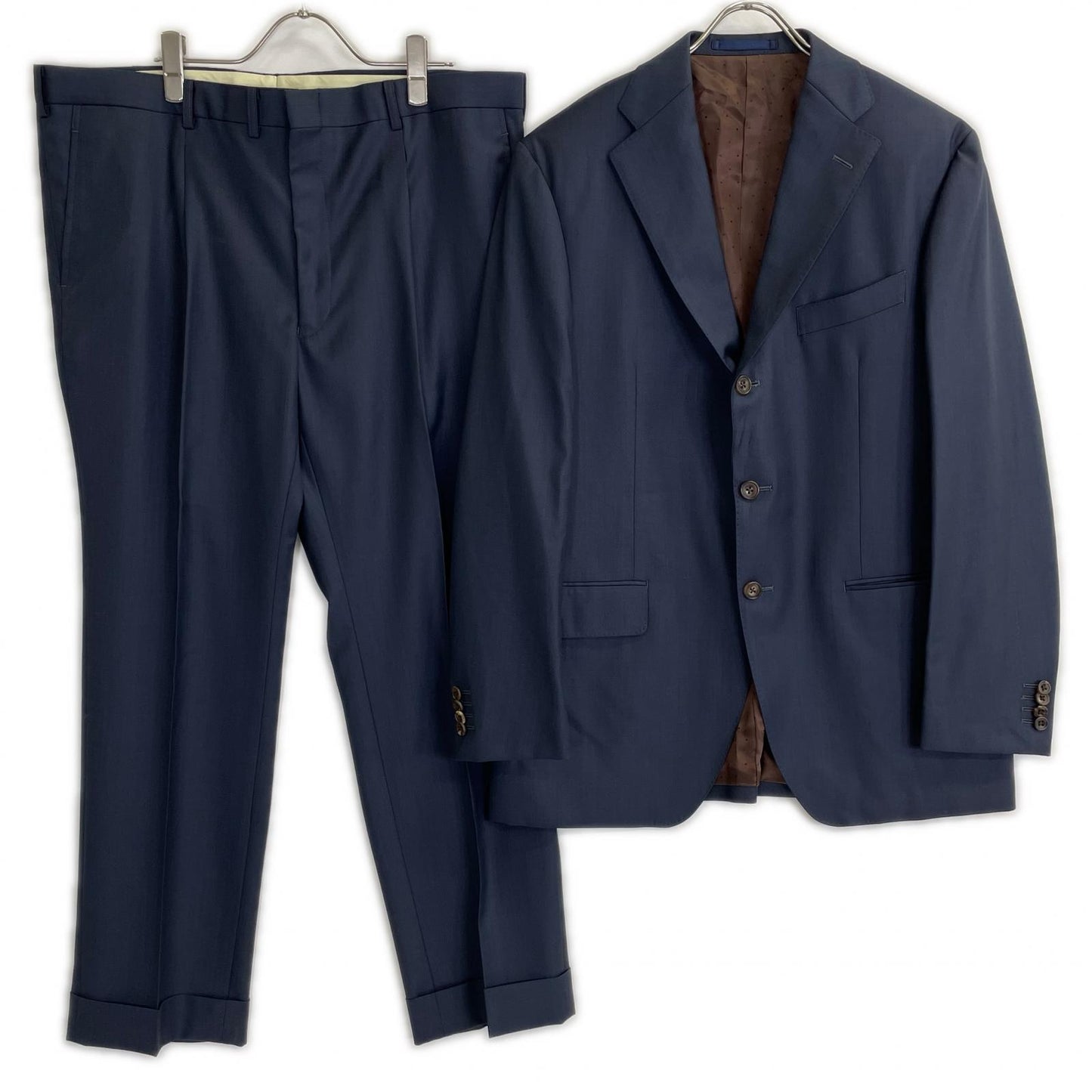 伊势丹三越品牌风格 藏青色 Loro Piana面料 FOUR SEASONS 单排扣西服 西服套装