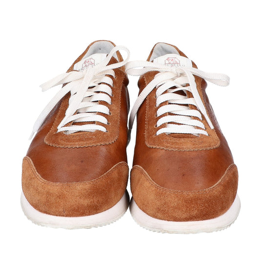 BRUNELLO CUCINELLI ブルネロクチネリ レザーｘスエード スニーカー シューズ